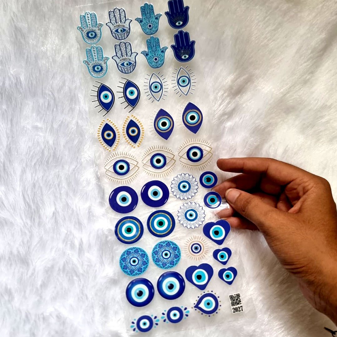 Evil Eyes UV DTF Sticker for Resin art