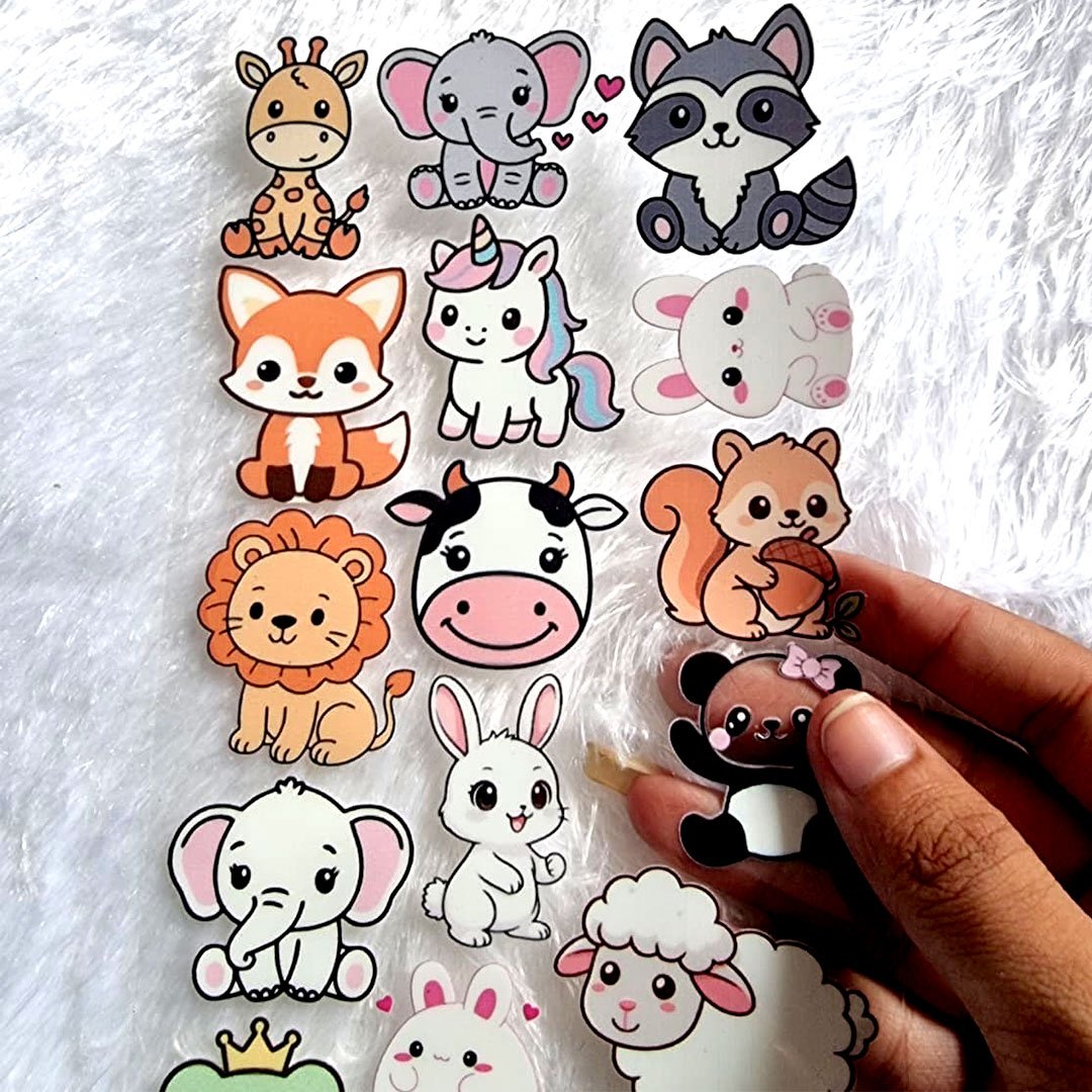Animals UV DTF Sticker For Resin Art