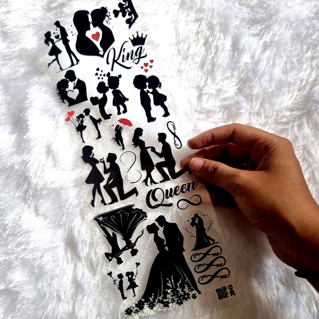 Love UV DTF Sticker for Resin art
