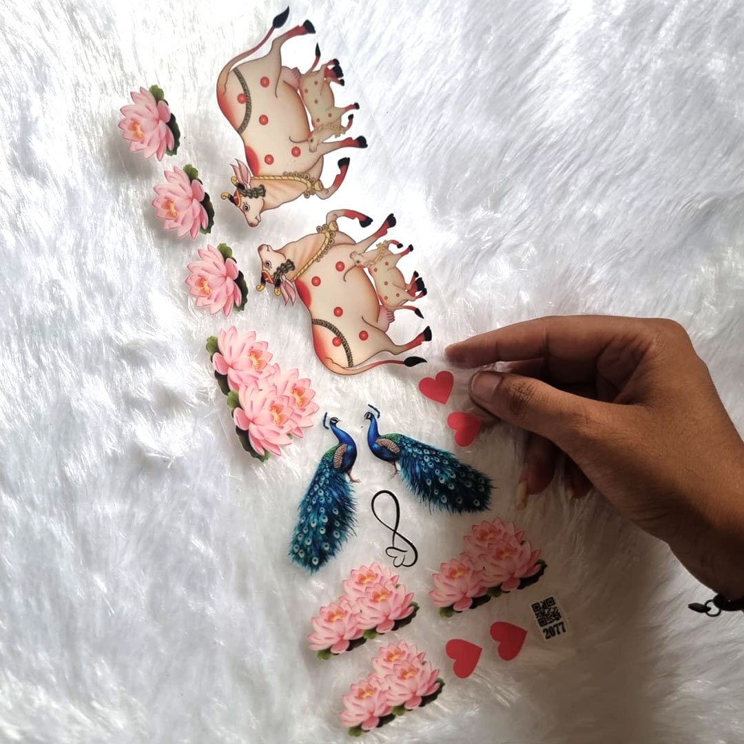 Cow UV DTF Sticker For Resin Art