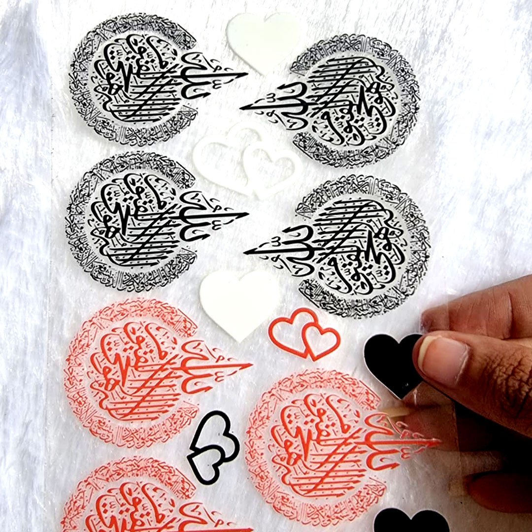 Arabic UV DTF Sticker for Resin art