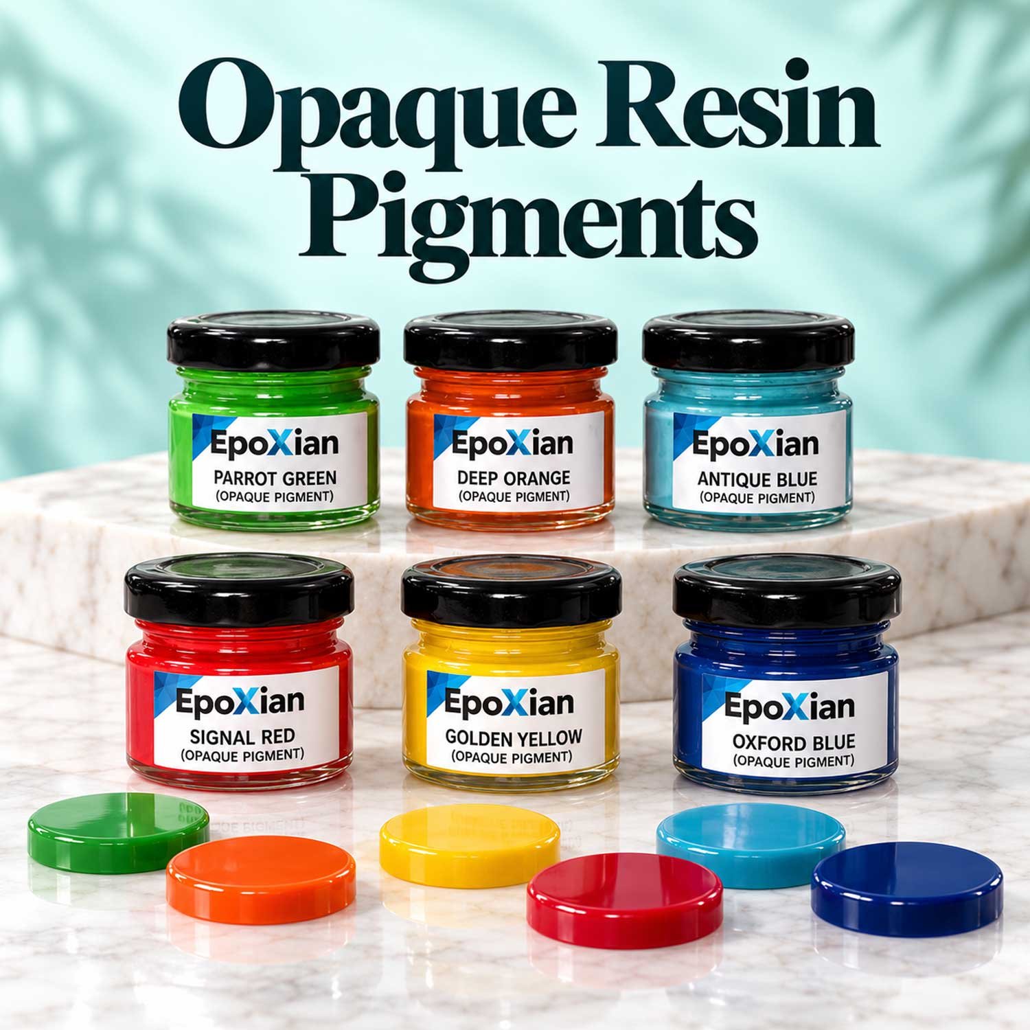 Opaque Resin Pigments for Resin Art & Crafts