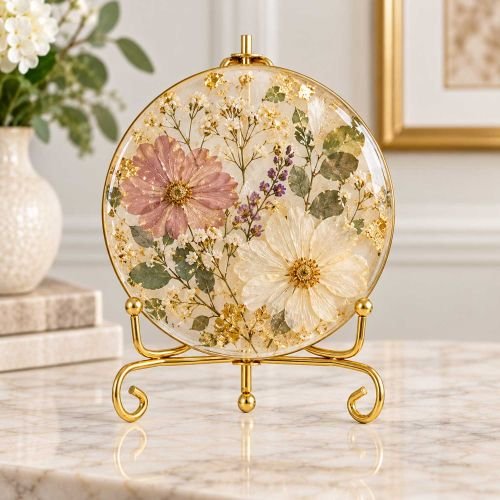 Foldable Metal Display Stand For Resin Art & Decor hover