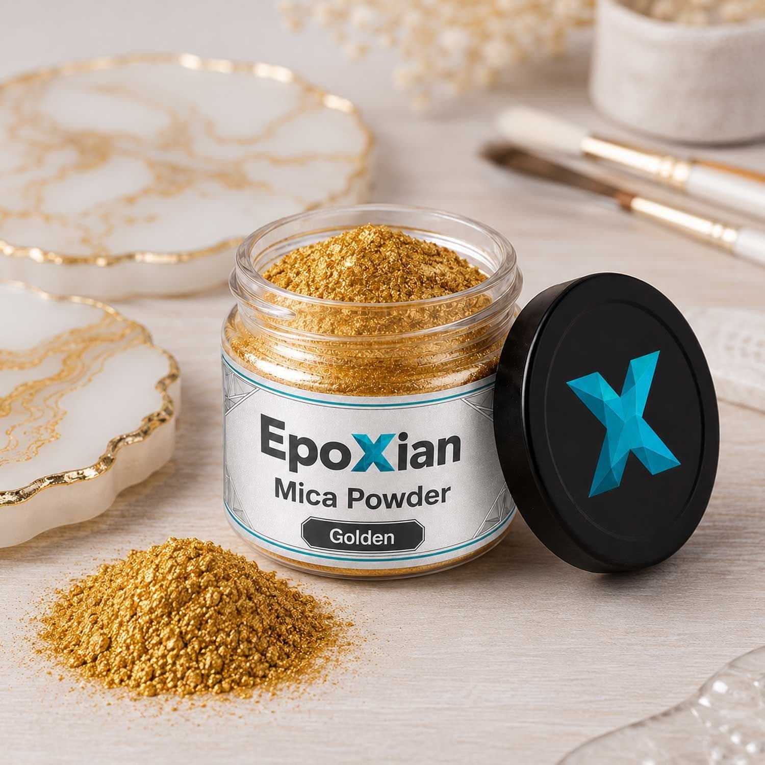 Golden Mica Powder For Resin Art
