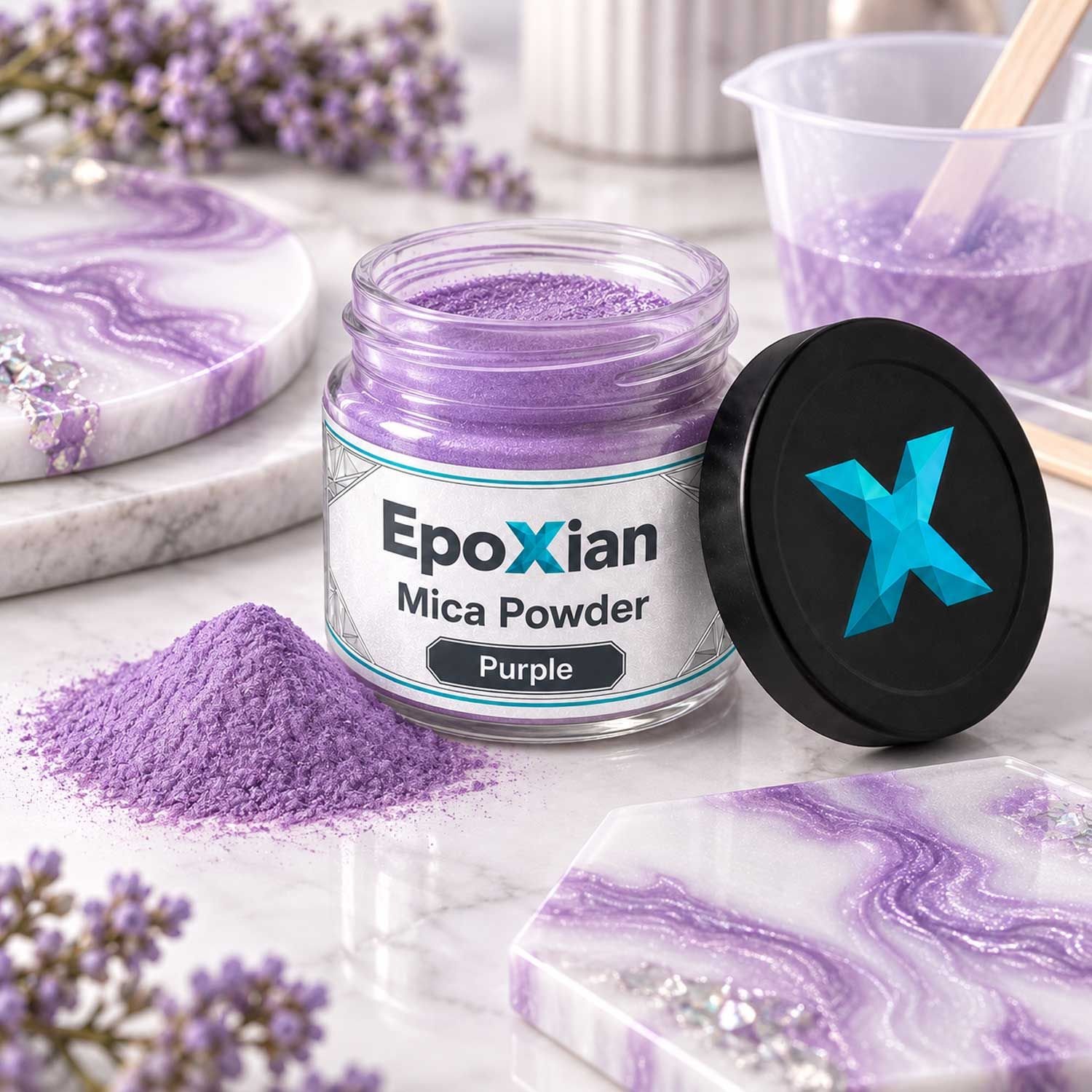 Purple Mica Powder For Resin Art