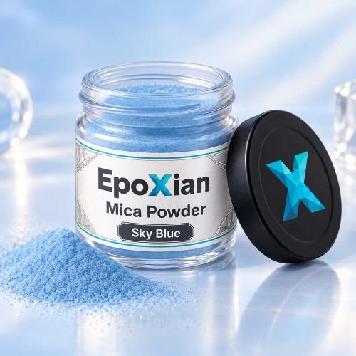 Sky Blue Mica Powder For Resin Art hover
