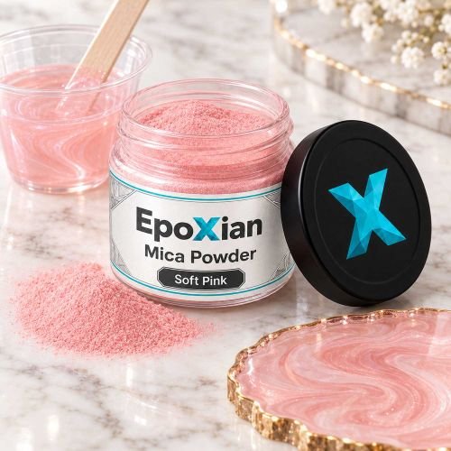 Soft Pink Mica Powder For Resin Art