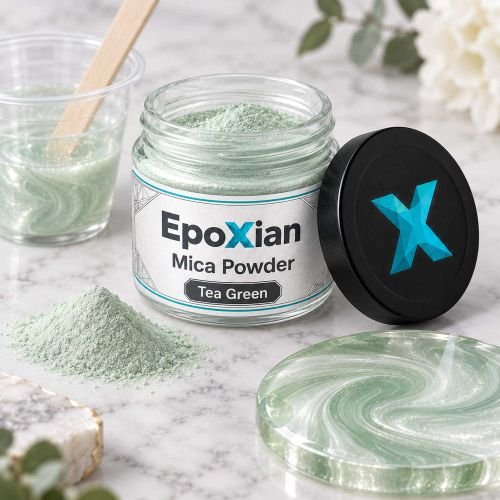 Tea Green Mica Powder For Resin Art