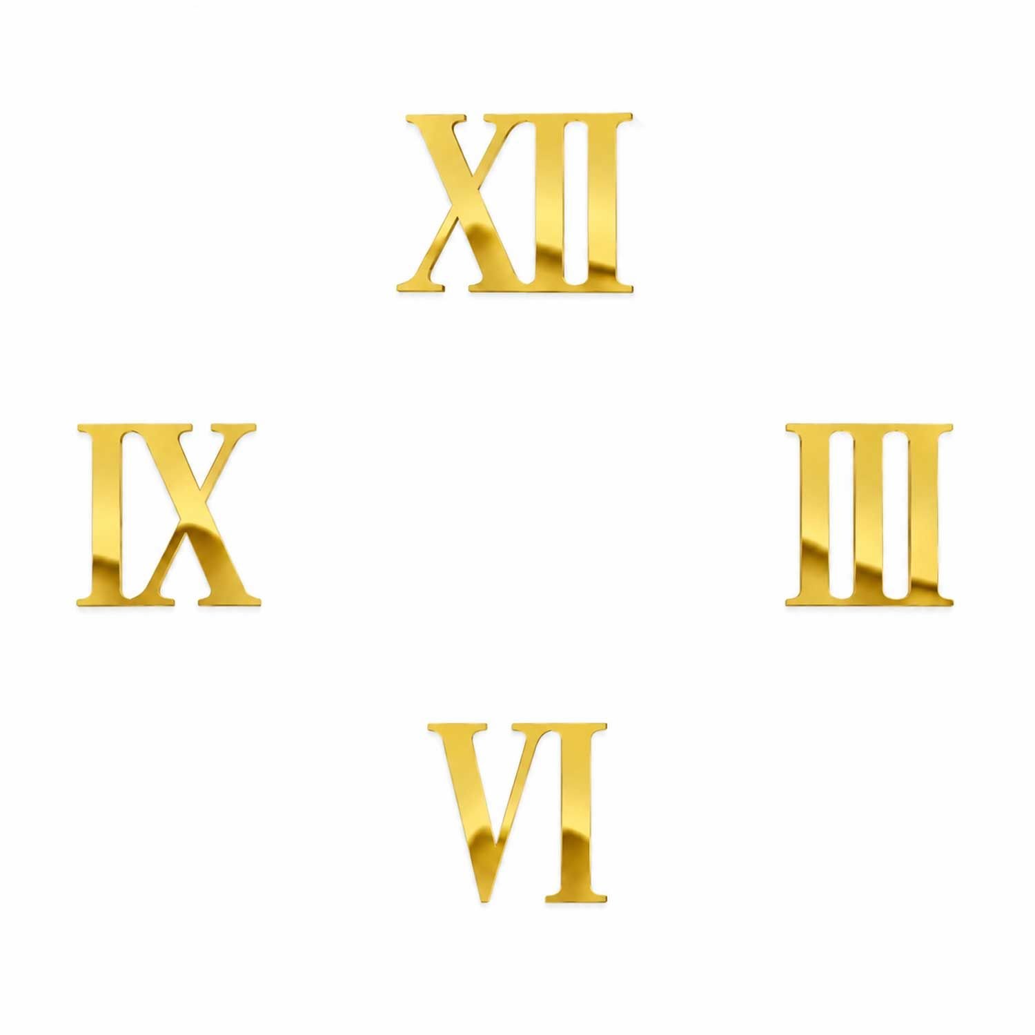 Acrylic Cutting Roman Numbers For Clock