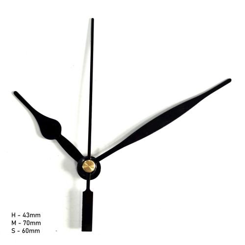 Wall Clock Metal Hand Set For Resin Clocks hover
