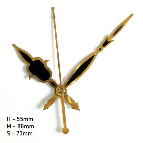 Clock Needle Set Black And Golden For DIY Clock hover