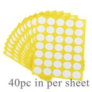 Candle Wick Stickers pack of 5 sheet total 200 stickers
