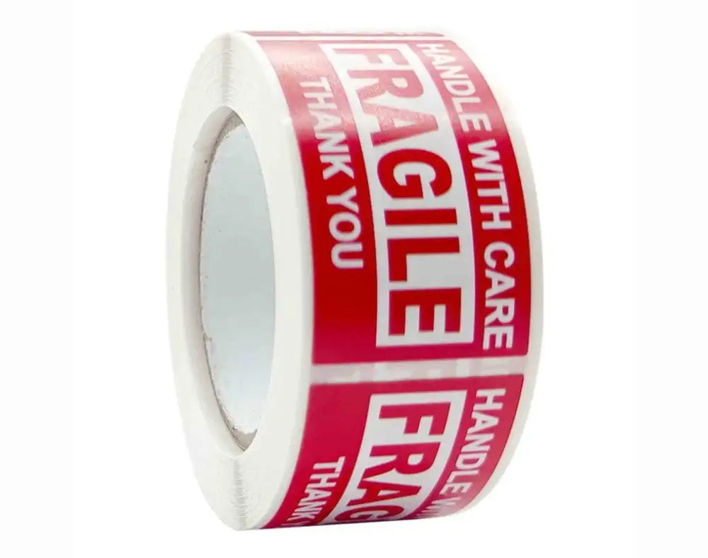 Fragile Label Tape – Handle With Care Packaging Tape for Safe Shipping