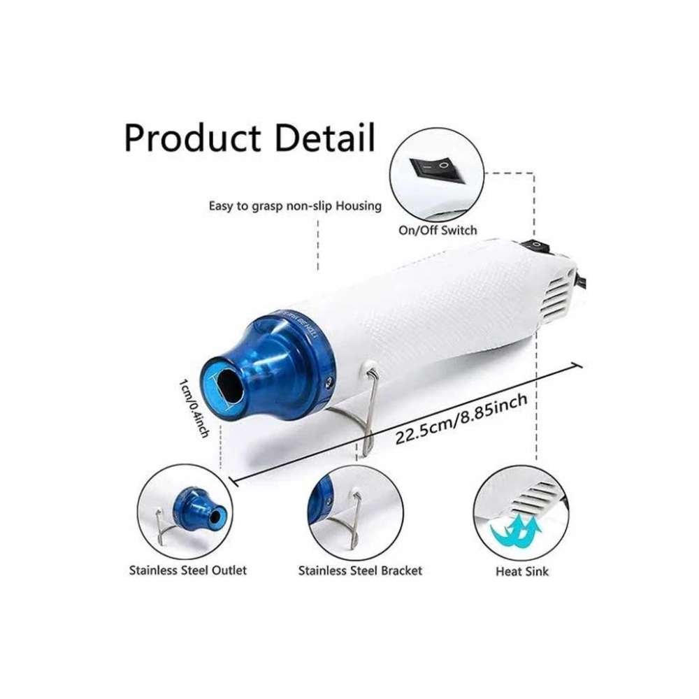 Electric Heat Gun for Resin Art – Professional Hot Air Tool for Bubble Removal