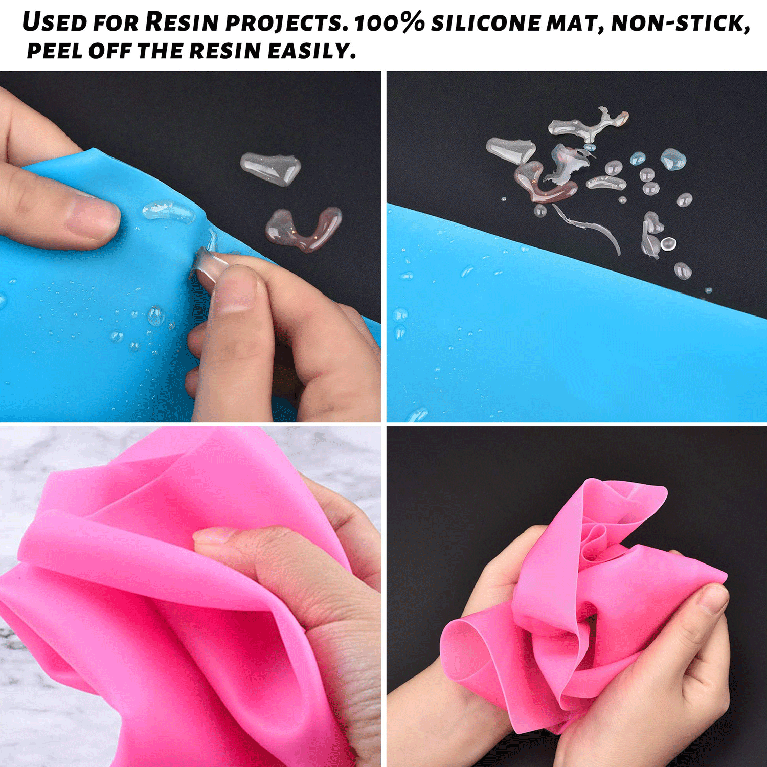 Silicon Mat - 15x18inch For Resin Art hover