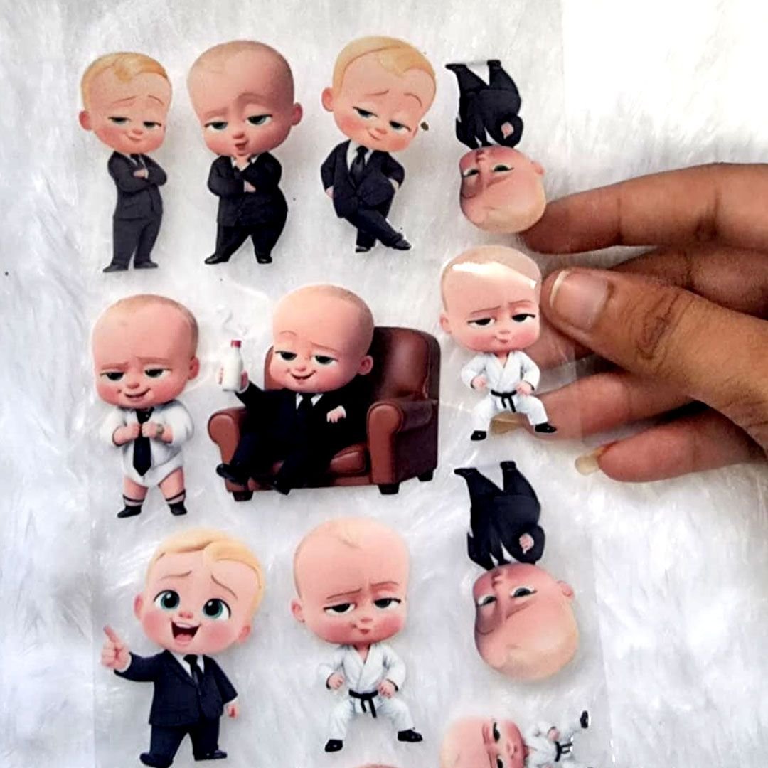 Cute Boss Baby UV DTF Transfer Sheet hover