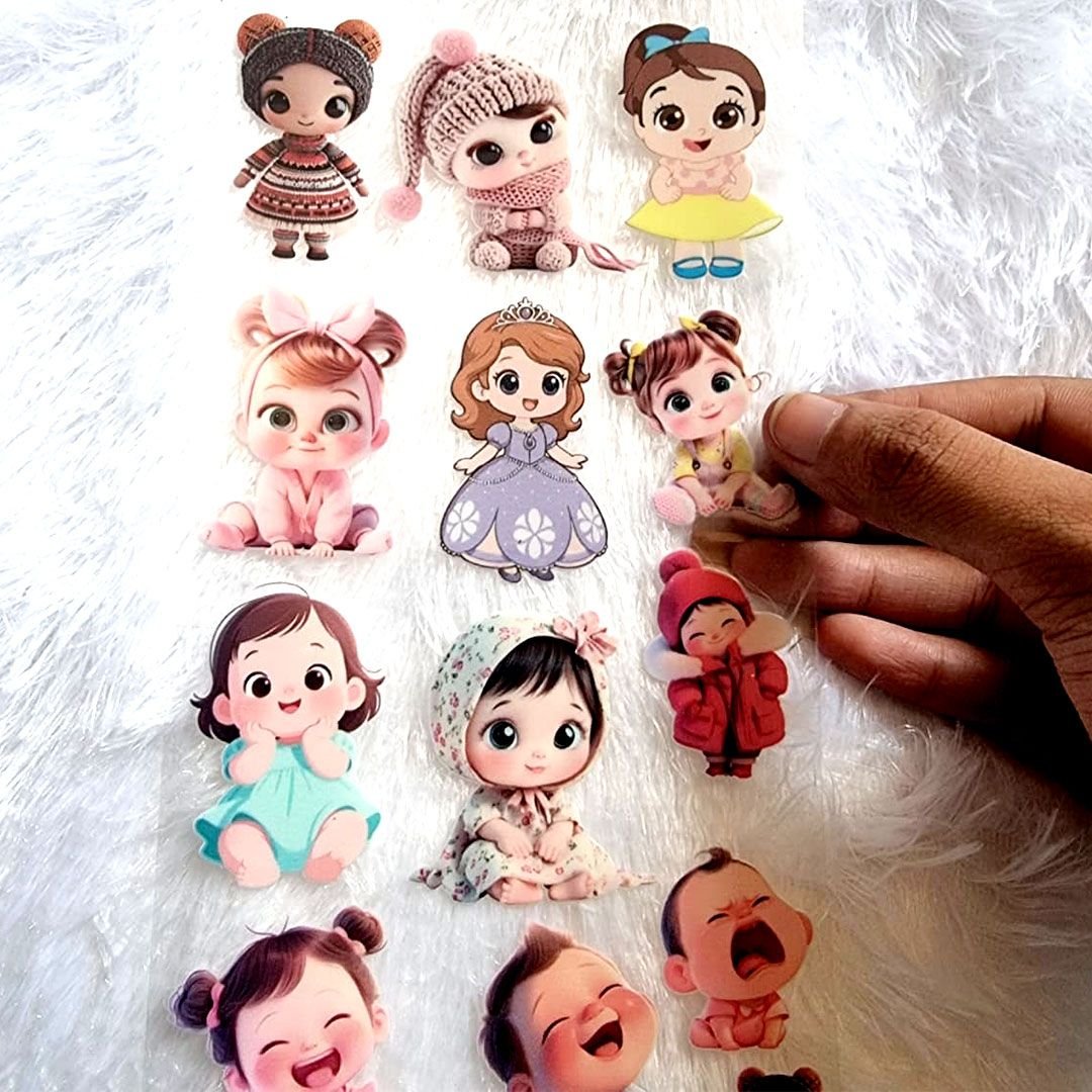 Cute Children UV DTF Transfer Sheet hover
