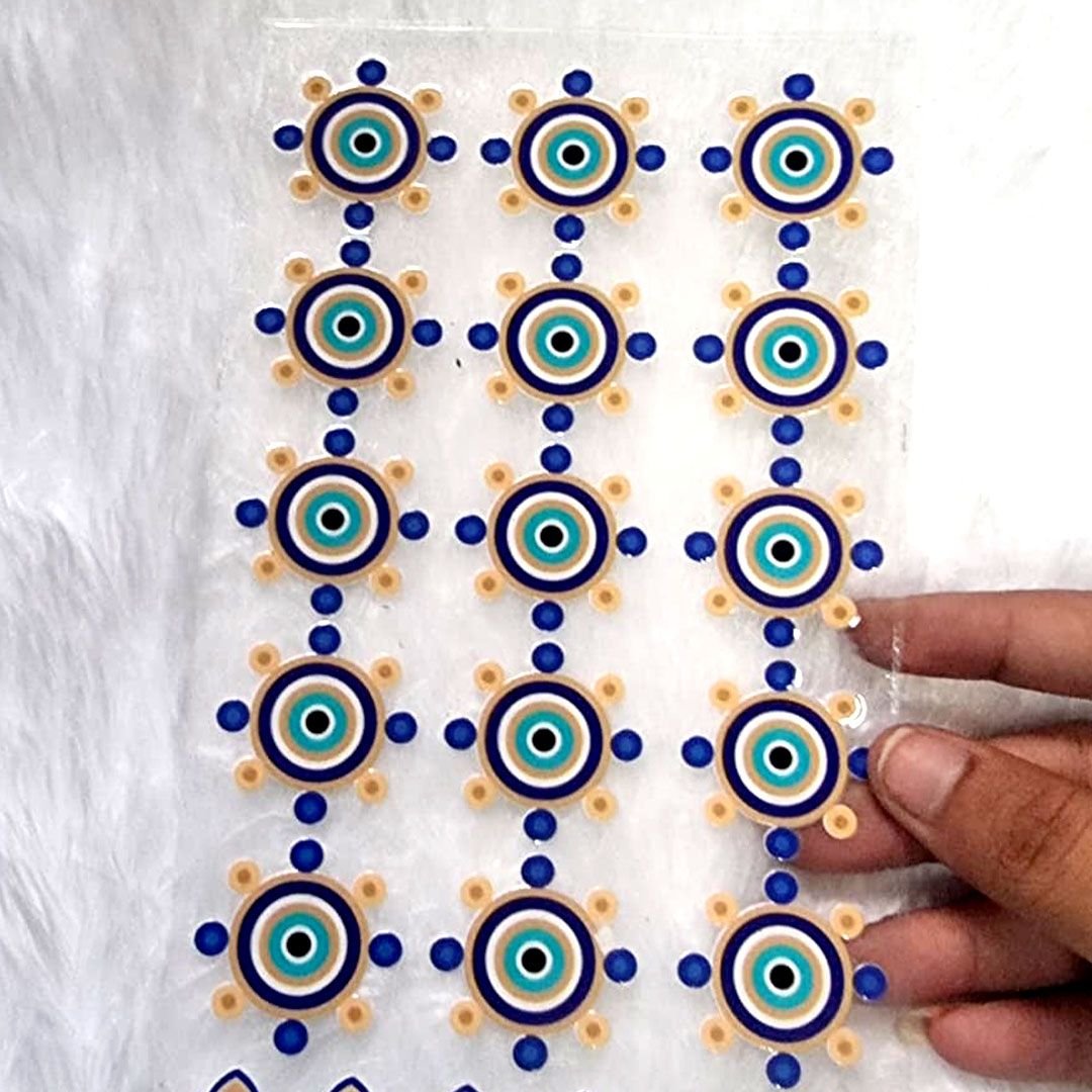 Protective Evil Eye UV DTF Sticker For Resin Art hover