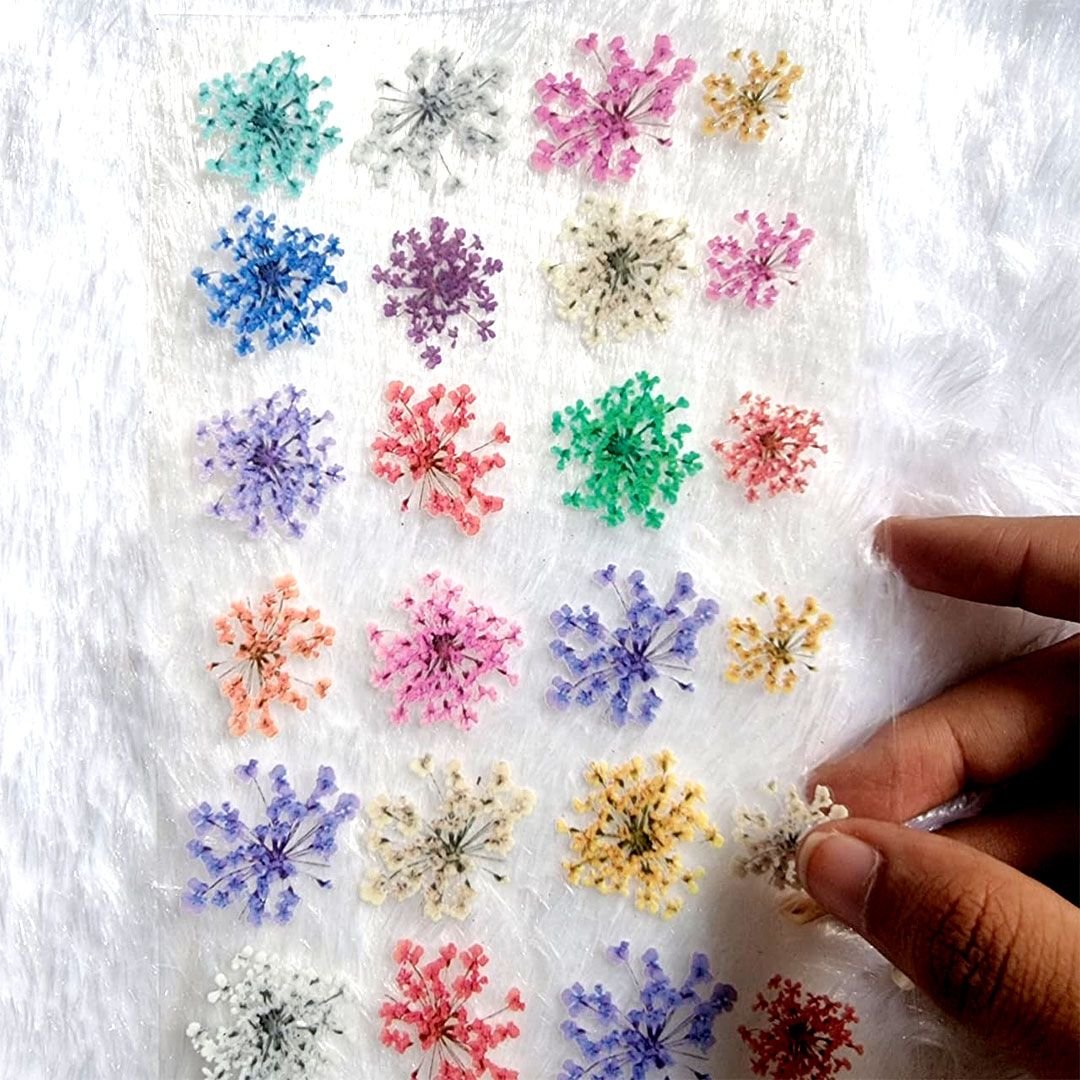 Annie's Lace Flower Transparent UV Sticker Sheet hover
