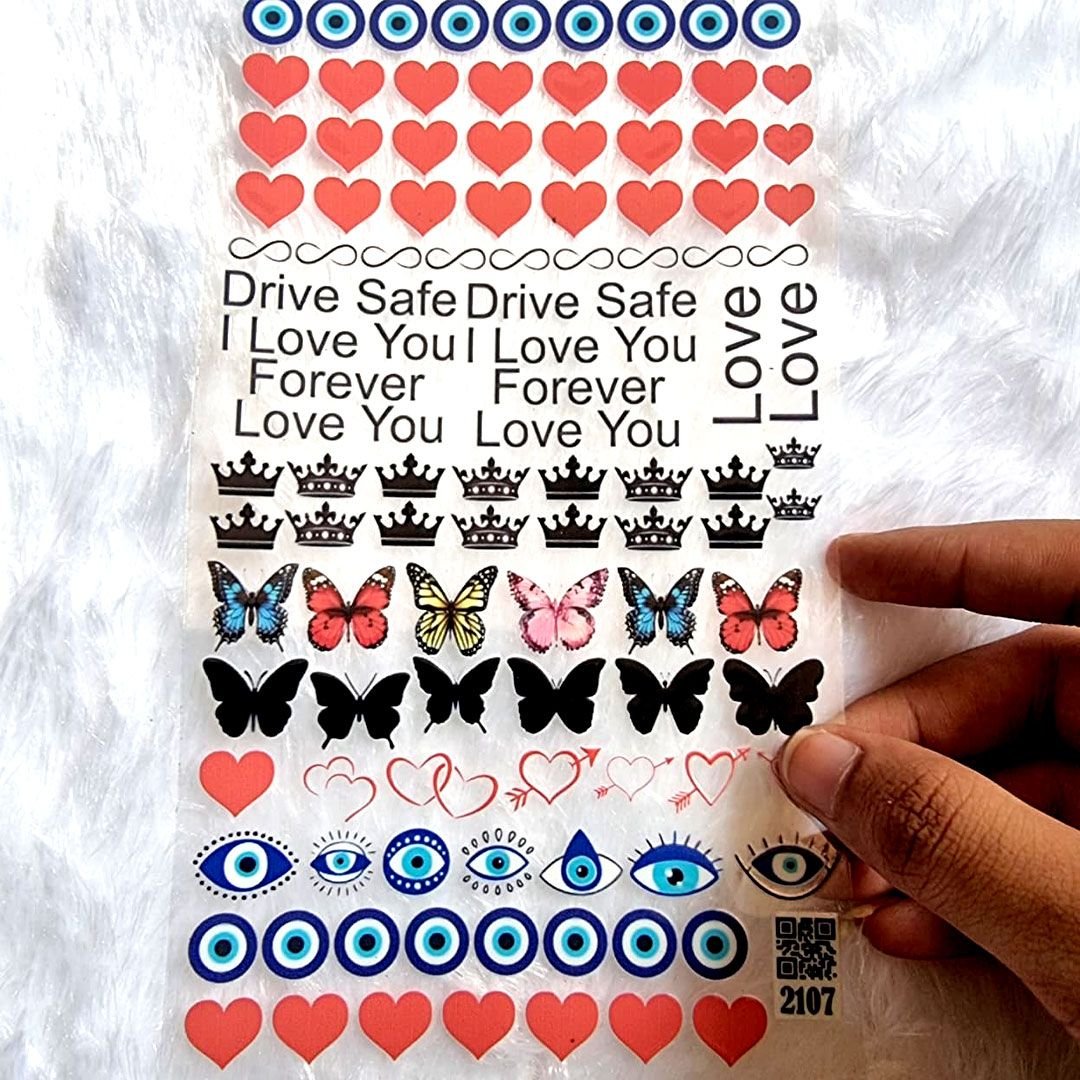 Mix Design UV DTF Sticker Sheet For Resinart hover