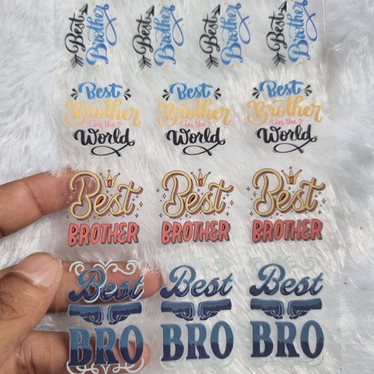 Best Bro Quotes UV DTF Decal Pack hover
