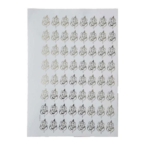 Ganeshji Golden Embossed Insert Sheet A4 For Resin Art (TR430)